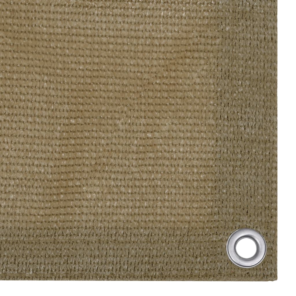 Balkonscherm 90x400 cm HDPE taupe is nu te koop bij PeponiXL, paradijselijk wonen!