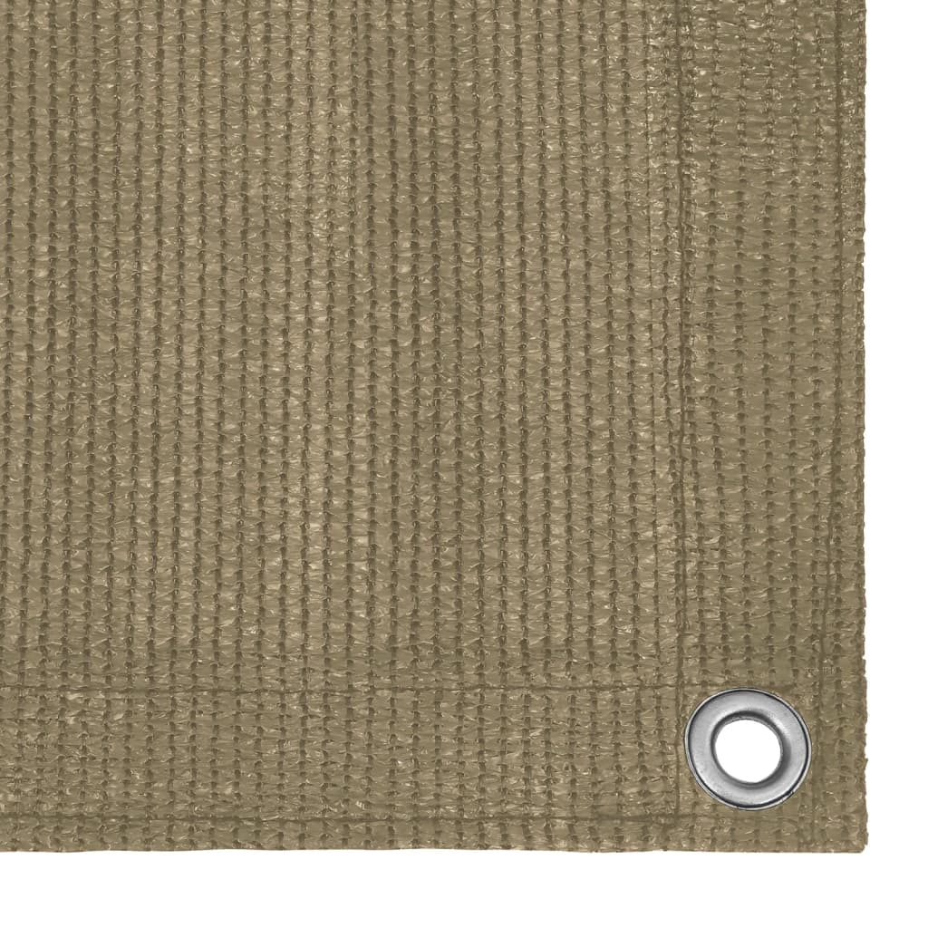 Balkonscherm 120x500 cm HDPE taupe is nu te koop bij PeponiXL, paradijselijk wonen!