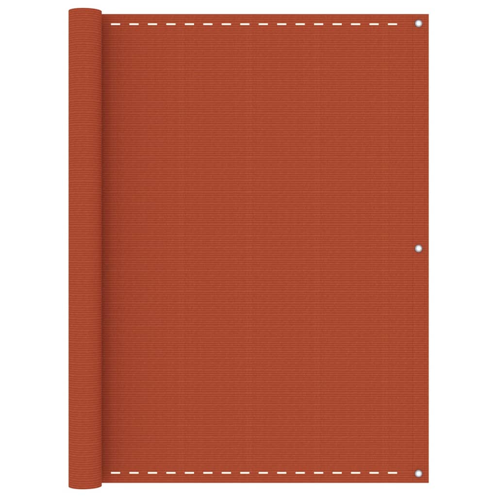 Balkonscherm 120x500 cm HDPE oranje is nu te koop bij PeponiXL, paradijselijk wonen!