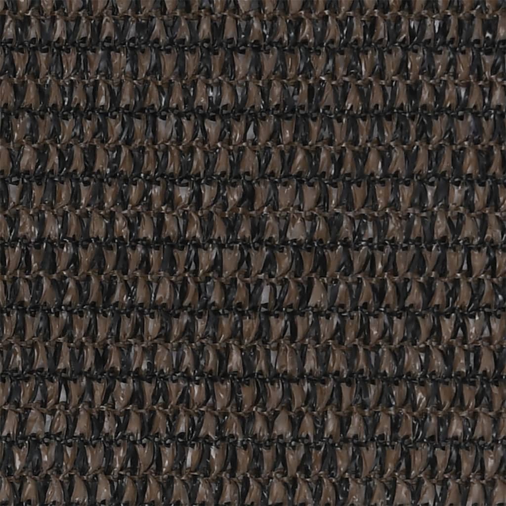 Balkonscherm 120x600 cm HDPE bruin is nu te koop bij PeponiXL, paradijselijk wonen!