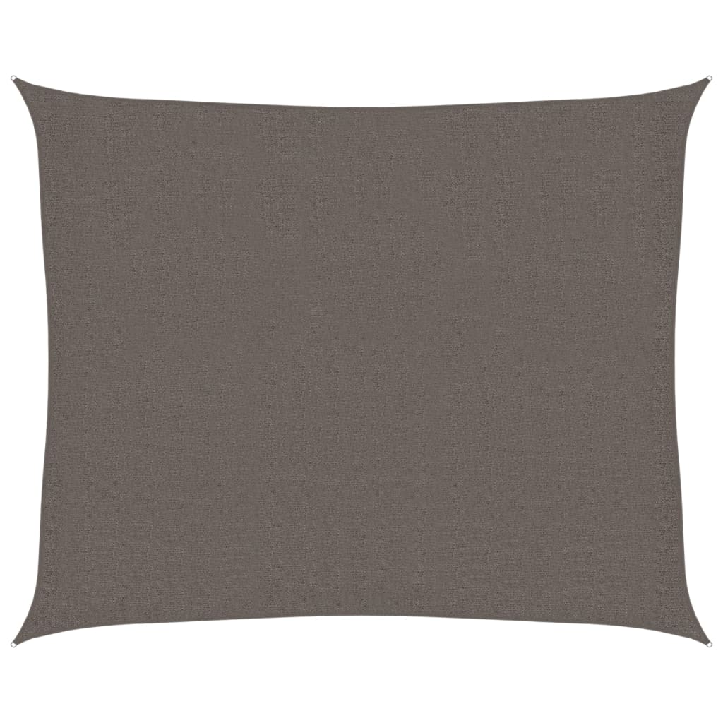 Zonnezeil 160 g/m² 2,5x3 m HDPE antracietkleurig is nu te koop bij PeponiXL, paradijselijk wonen!