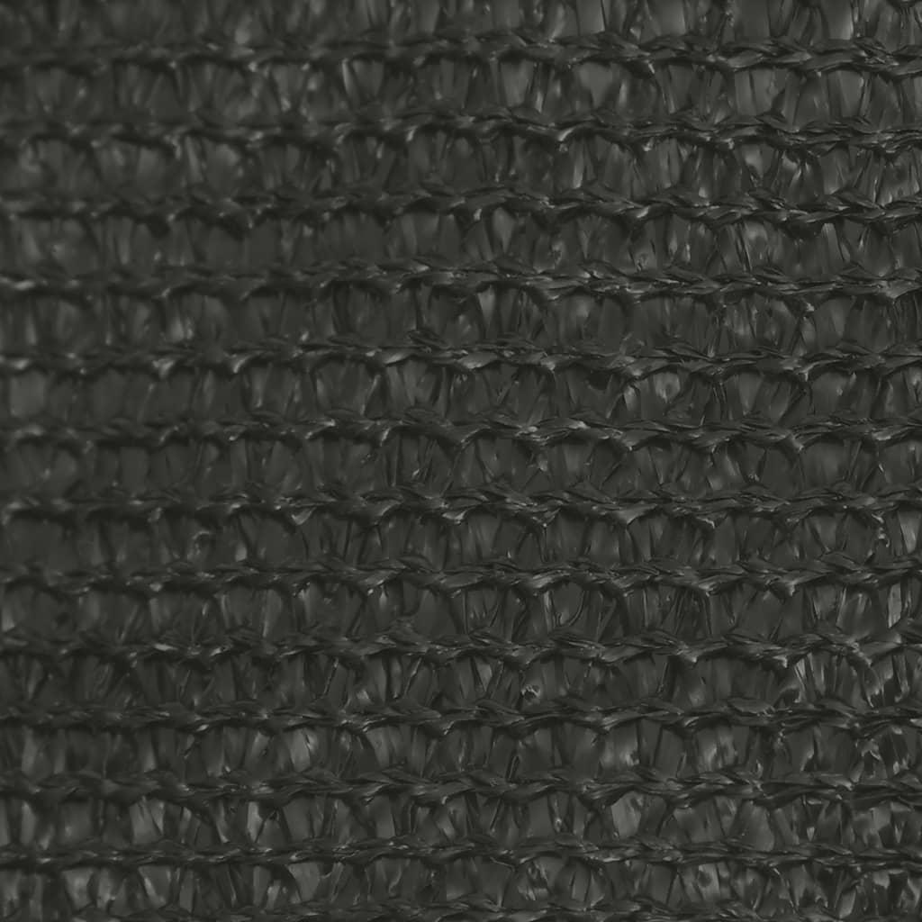 Zonnezeil 160 g/m² 3,5x3,5x4,9 m HDPE antracietkleurig is nu te koop bij PeponiXL, paradijselijk wonen!