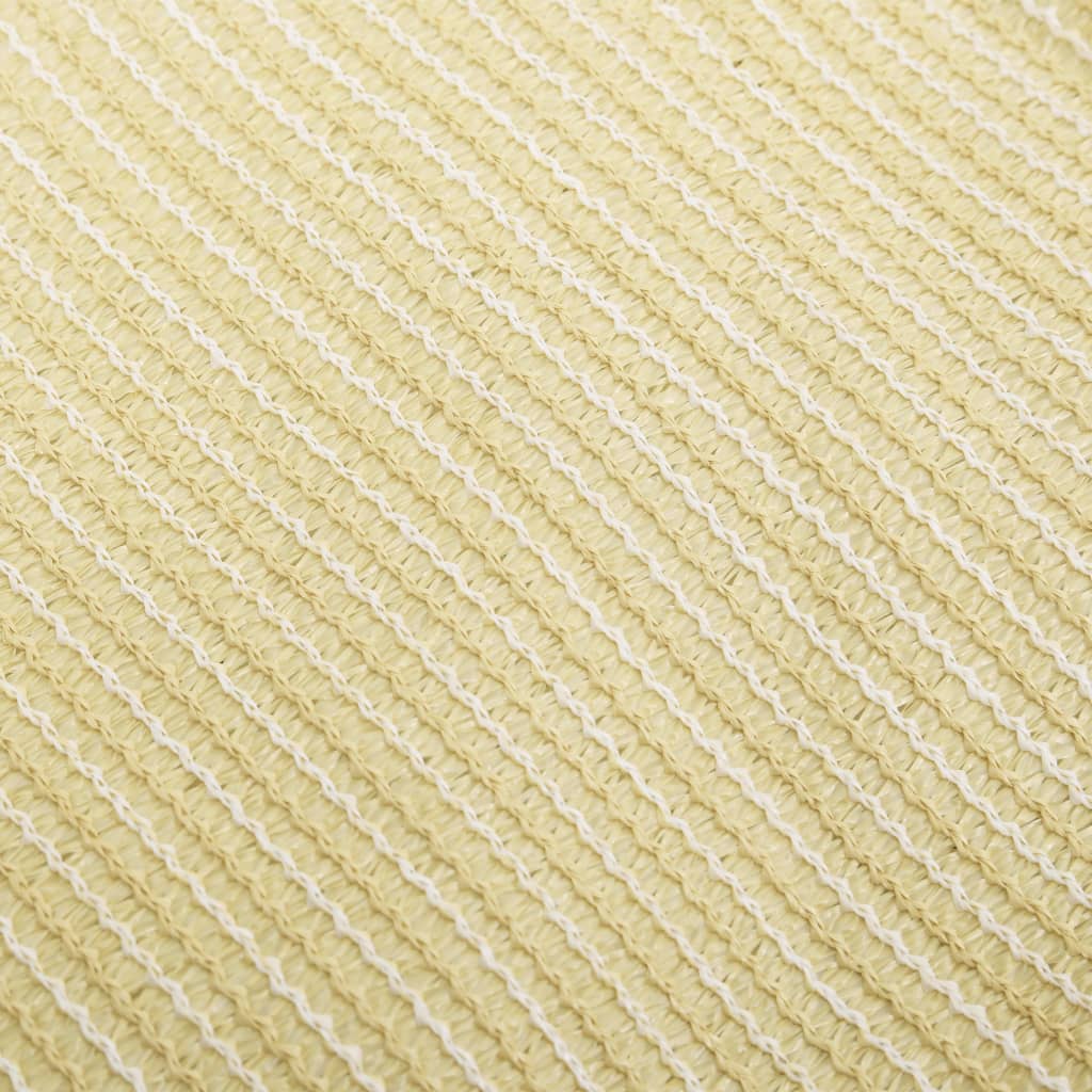 Zonnezeil 160 g/m² 3x3x3 m HDPE beige is nu te koop bij PeponiXL, paradijselijk wonen!