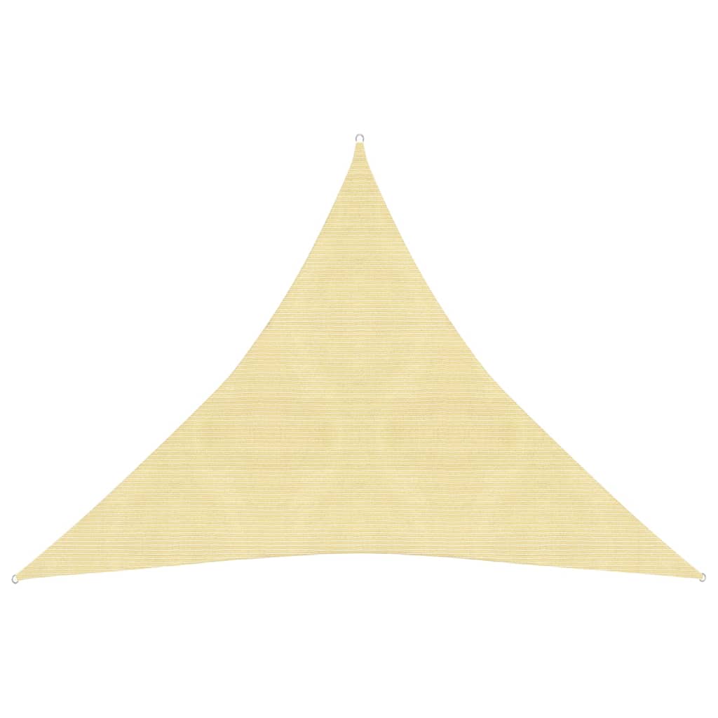 Zonnezeil 160 g/m² 4,5x4,5x4,5 m HDPE beige is nu te koop bij PeponiXL, paradijselijk wonen!