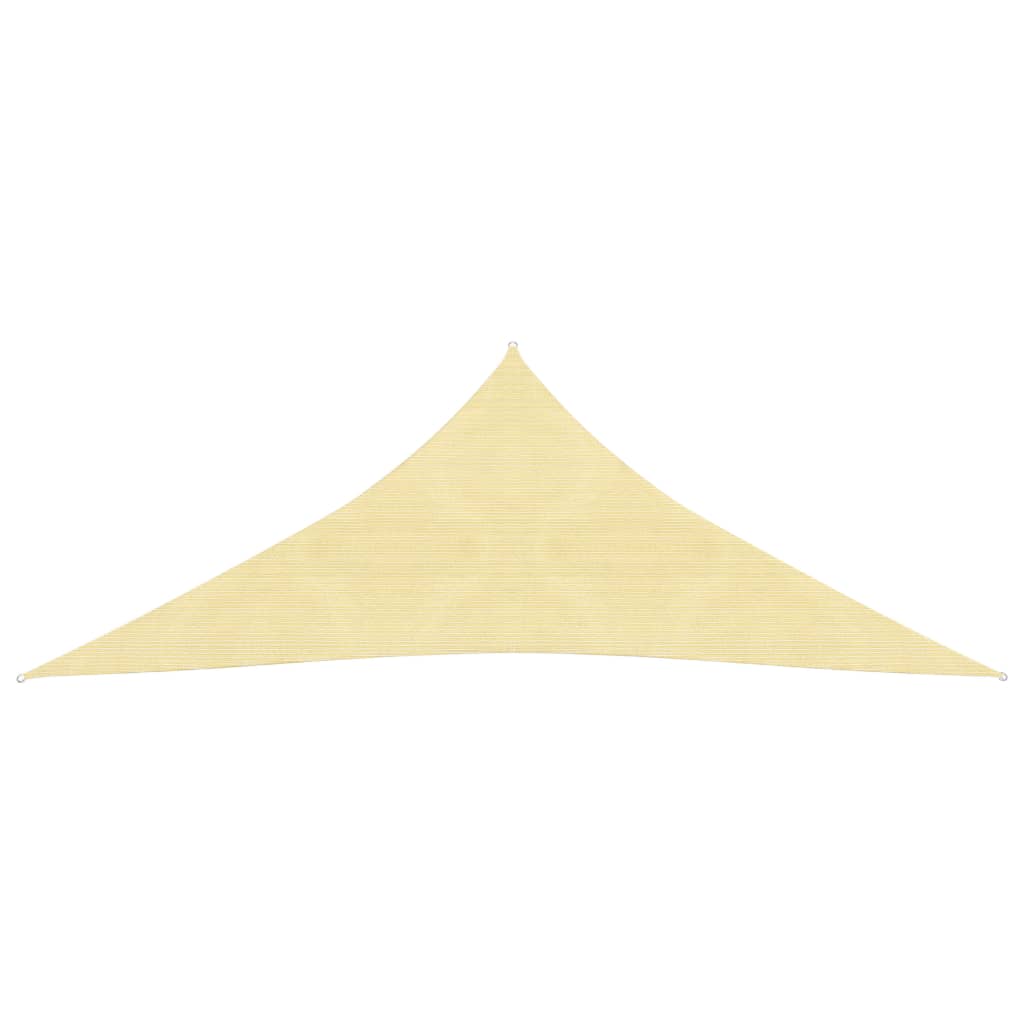 Zonnezeil 160 g/m² 4,5x4,5x4,5 m HDPE beige is nu te koop bij PeponiXL, paradijselijk wonen!