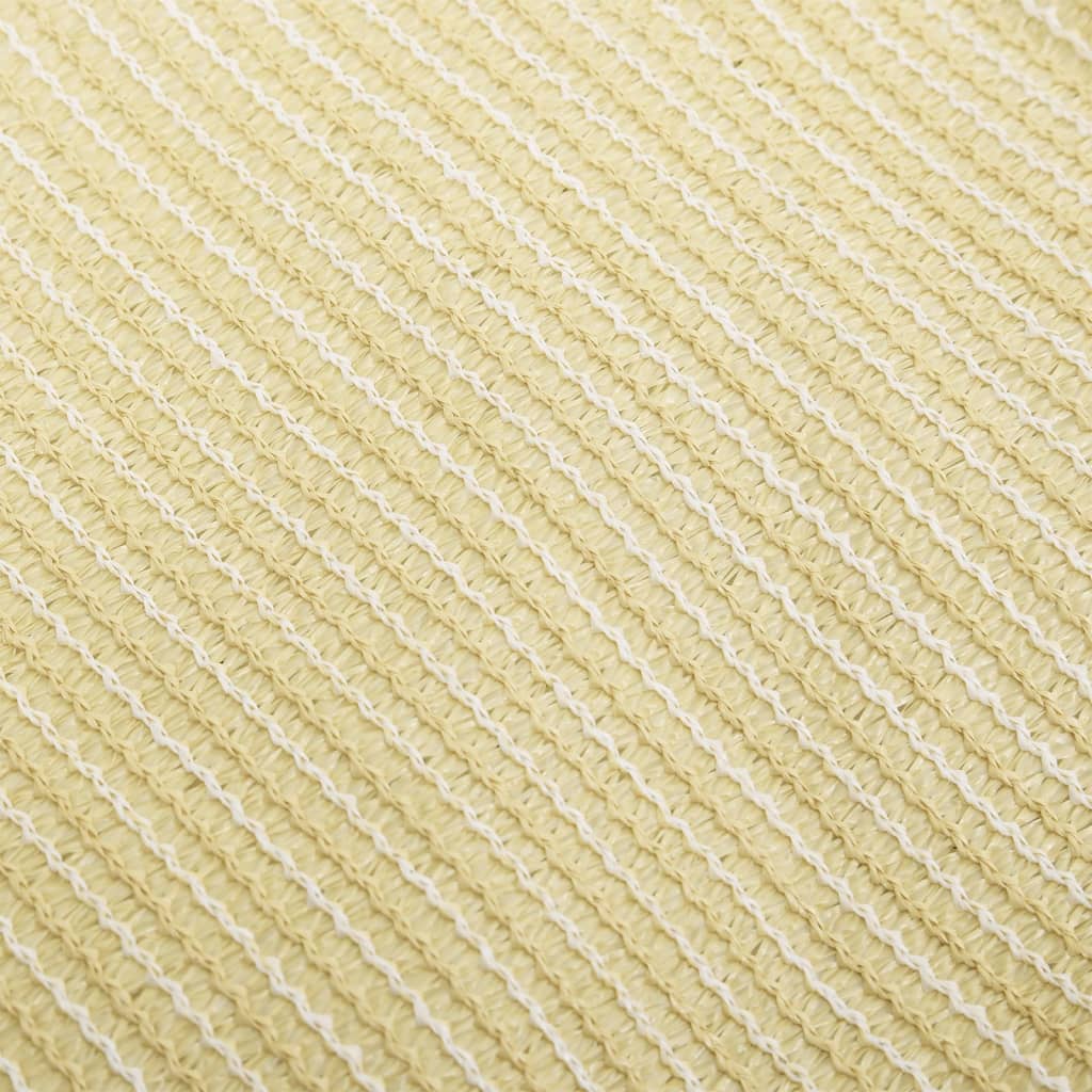 Zonnezeil 160 g/m² 4,5x4,5x4,5 m HDPE beige is nu te koop bij PeponiXL, paradijselijk wonen!