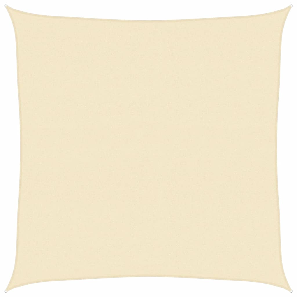 Zonnezeil 160 g/m² 7x7 m HDPE crèmekleurig is nu te koop bij PeponiXL, paradijselijk wonen!