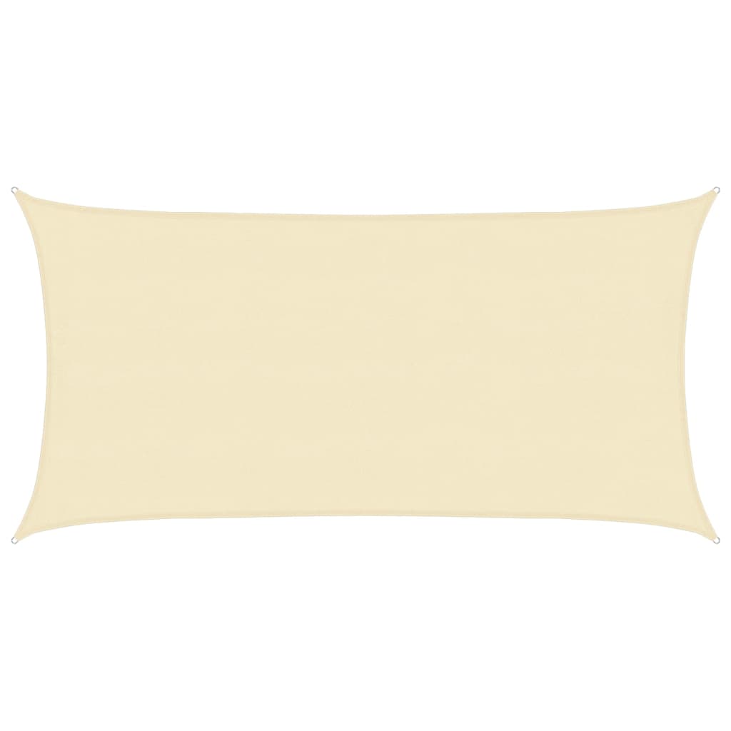 Zonnezeil 160 g/m² 4x7 m HDPE crèmekleurig is nu te koop bij PeponiXL, paradijselijk wonen!