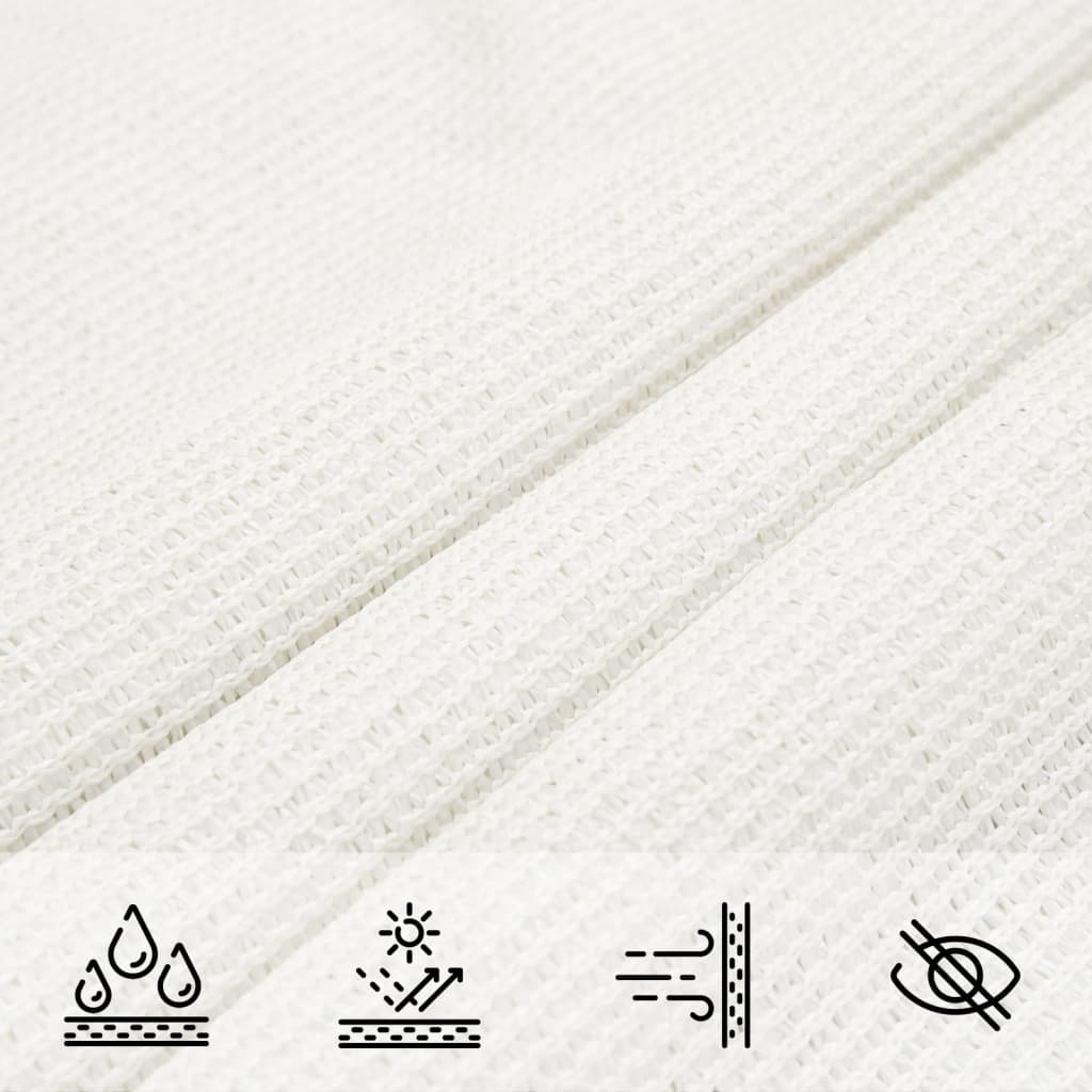 Zonnezeil 160 g/m² 5x5 m HDPE wit is nu te koop bij PeponiXL, paradijselijk wonen!