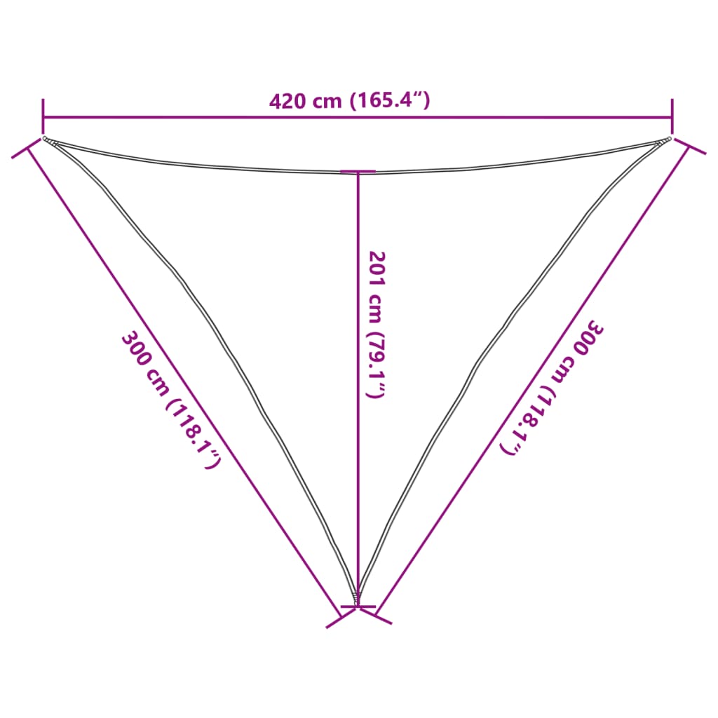 Zonnezeil 160 g/m² 3x3x4,2 m HDPE wit is nu te koop bij PeponiXL, paradijselijk wonen!