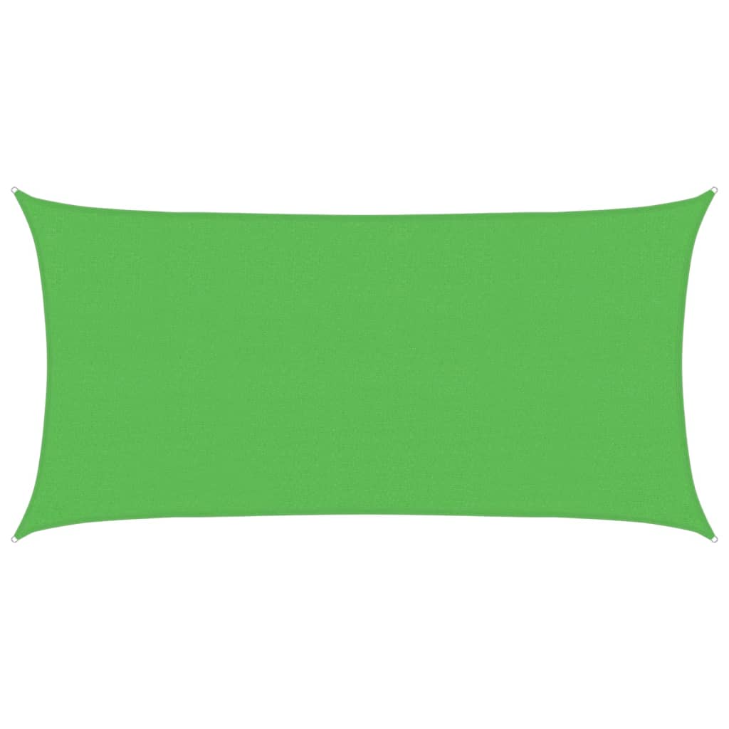 Zonnezeil rechthoekig 160 g/m² 2,5x5 m HDPE lichtgroen is nu te koop bij PeponiXL, paradijselijk wonen!