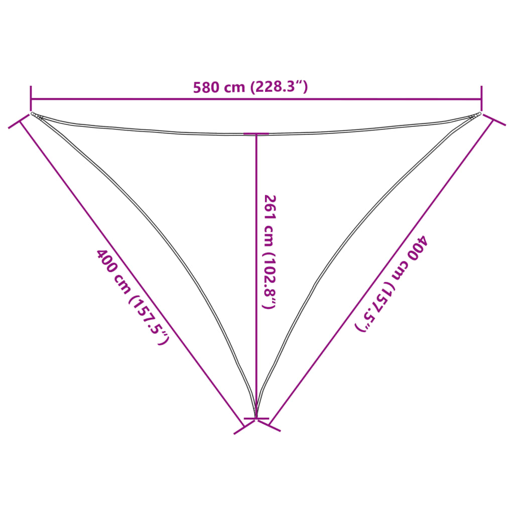 Zonnezeil 160 g/m² 4x4x5,8 m HDPE lichtgroen is nu te koop bij PeponiXL, paradijselijk wonen!