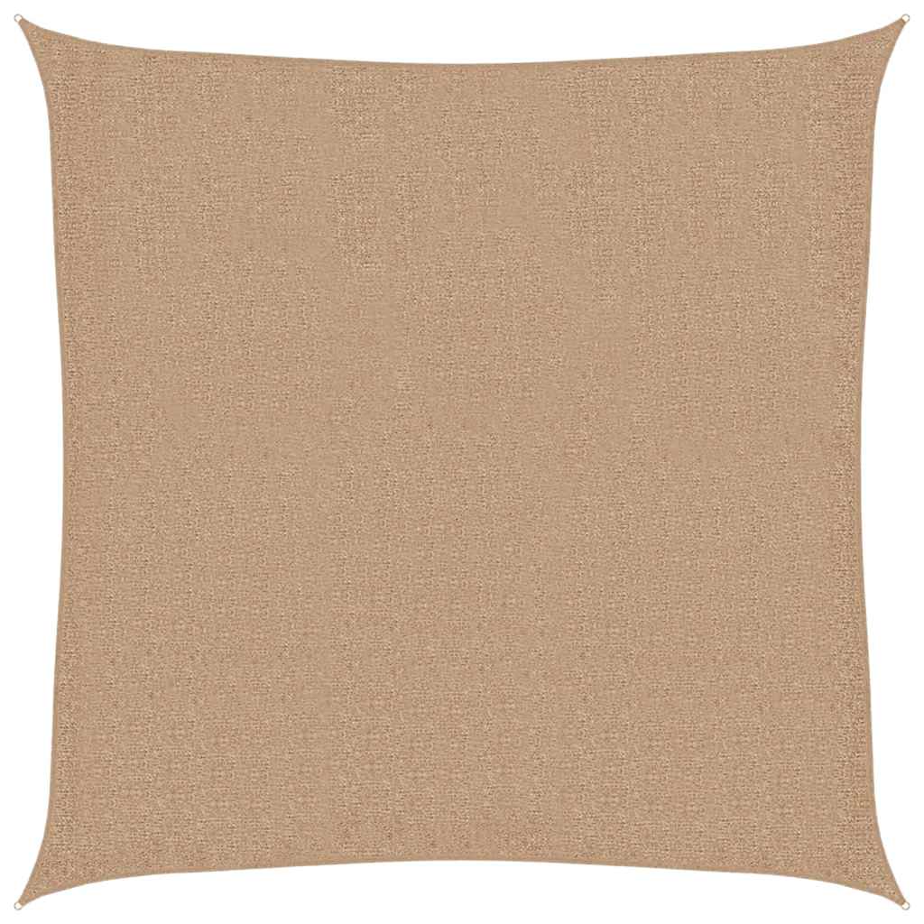Zonnezeil 160 g/m² 3x3 m HDPE taupe is nu te koop bij PeponiXL, paradijselijk wonen!