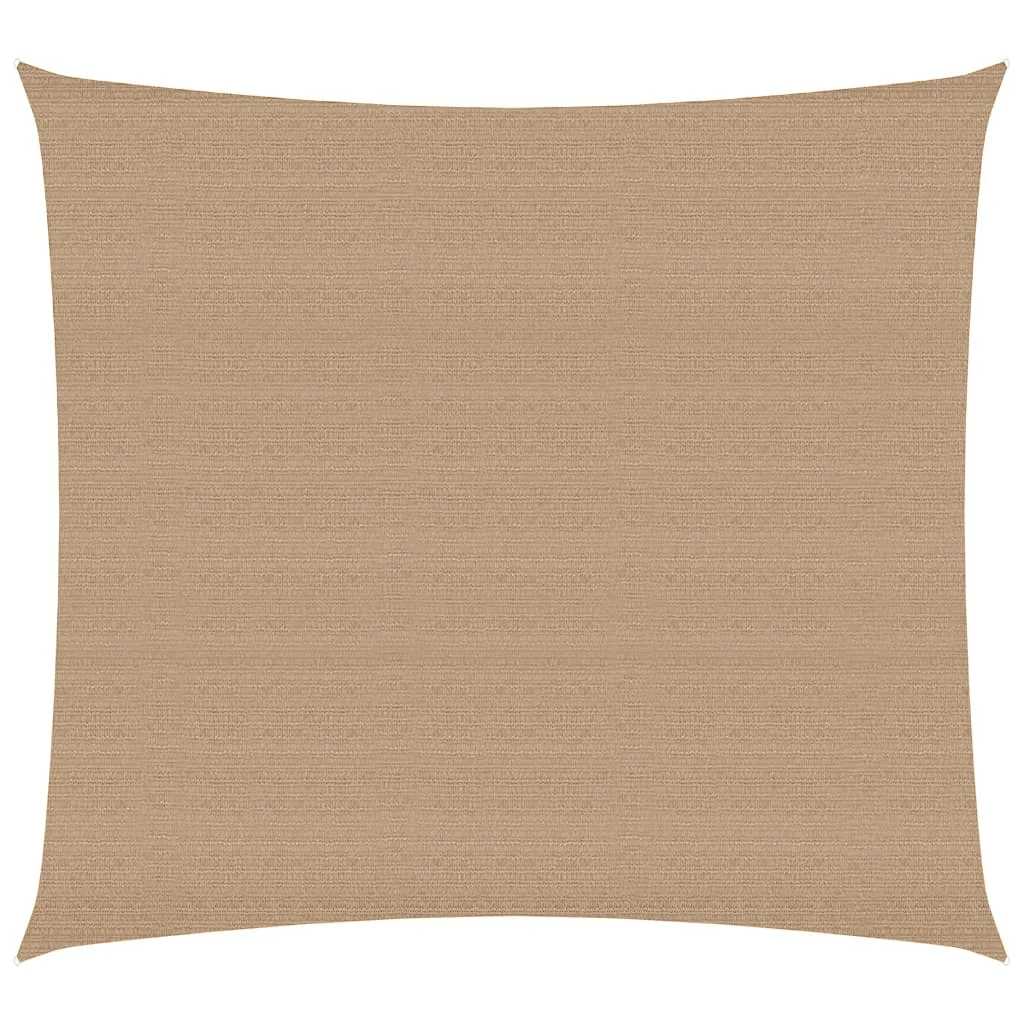 Zonnezeil 160 g/m² 4x4 m HDPE taupe is nu te koop bij PeponiXL, paradijselijk wonen!