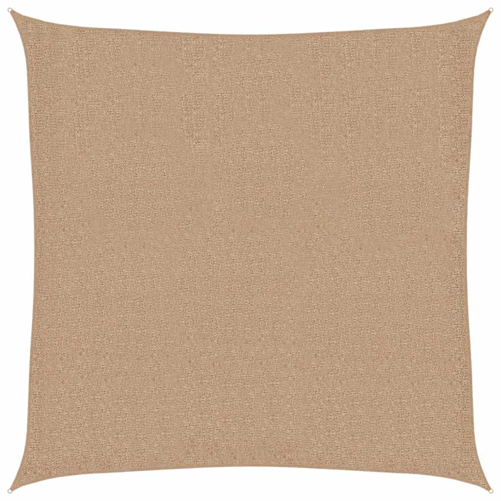Zonnezeil 160 g/m² 5x5 m HDPE taupe is nu te koop bij PeponiXL, paradijselijk wonen!