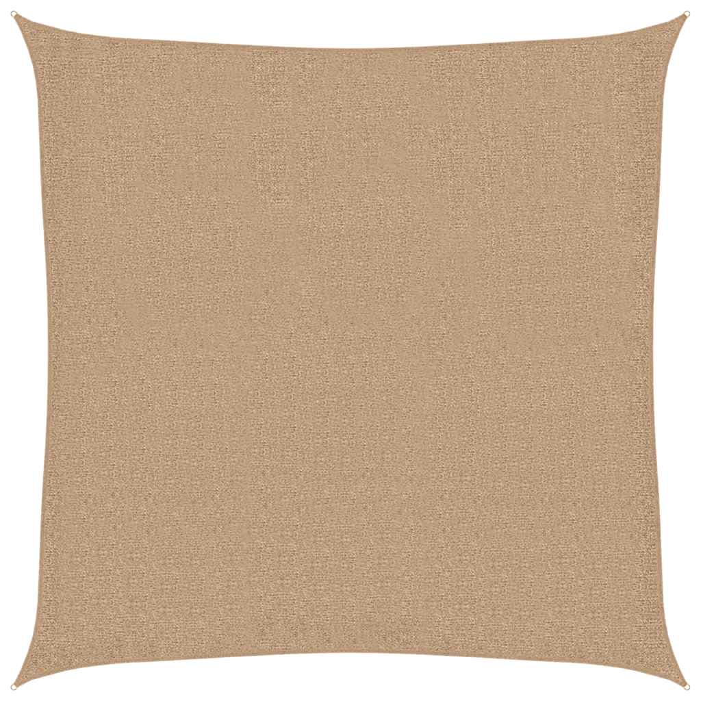 Zonnezeil 160 g/m² 7x7 m HDPE taupe is nu te koop bij PeponiXL, paradijselijk wonen!
