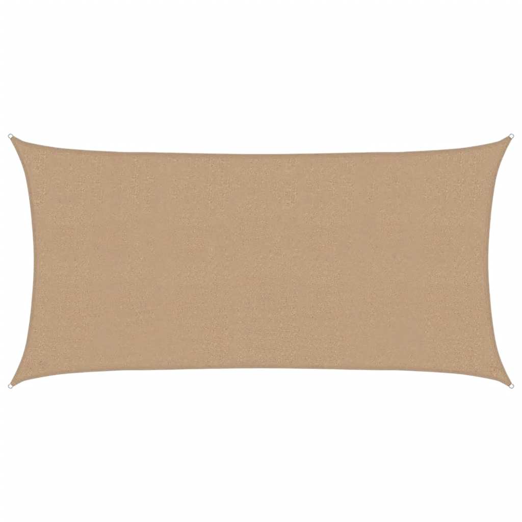 Zonnezeil 160 g/m² 2x3,5 m HDPE taupe is nu te koop bij PeponiXL, paradijselijk wonen!