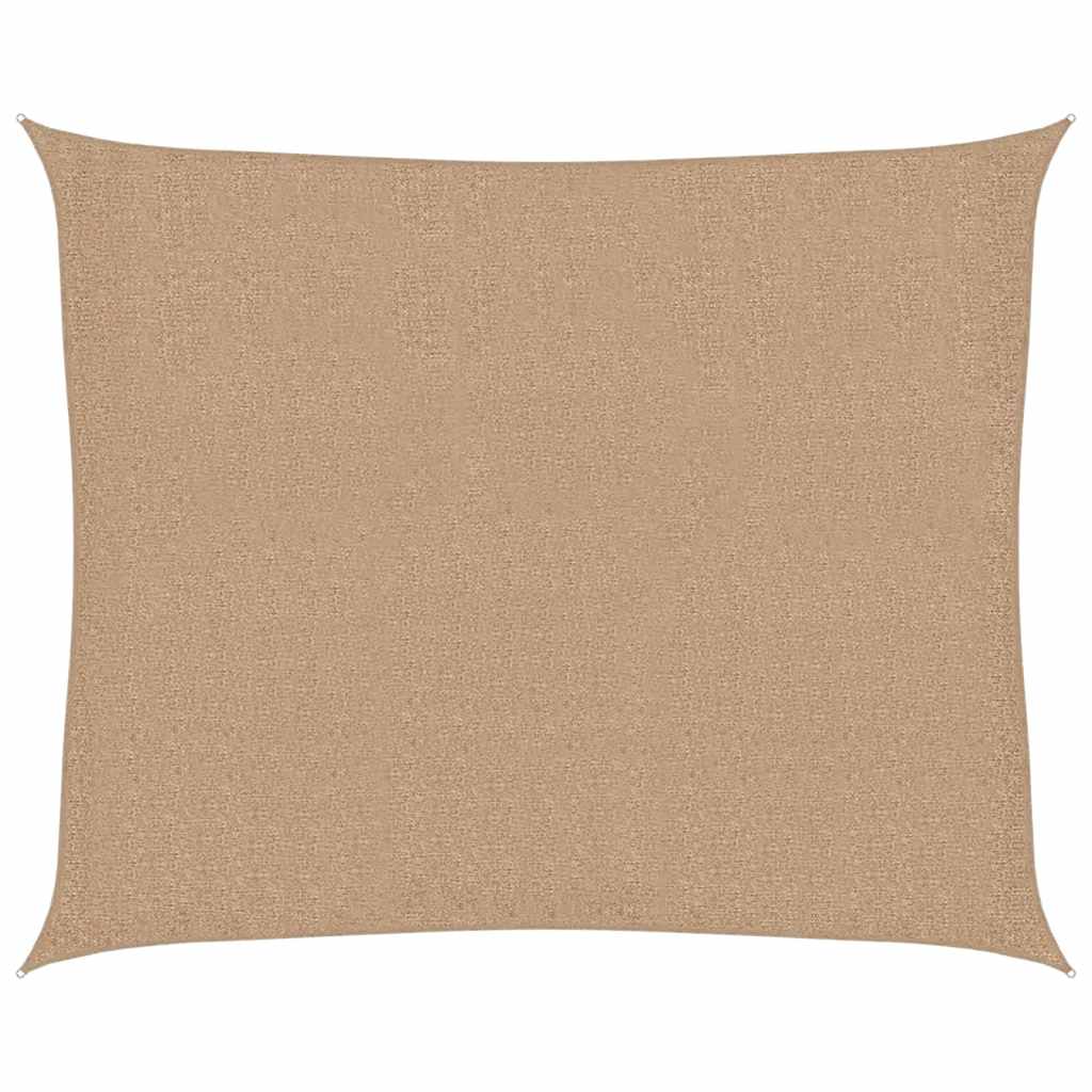 Zonnezeil 160 g/m² 2,5x3 m HDPE taupe is nu te koop bij PeponiXL, paradijselijk wonen!