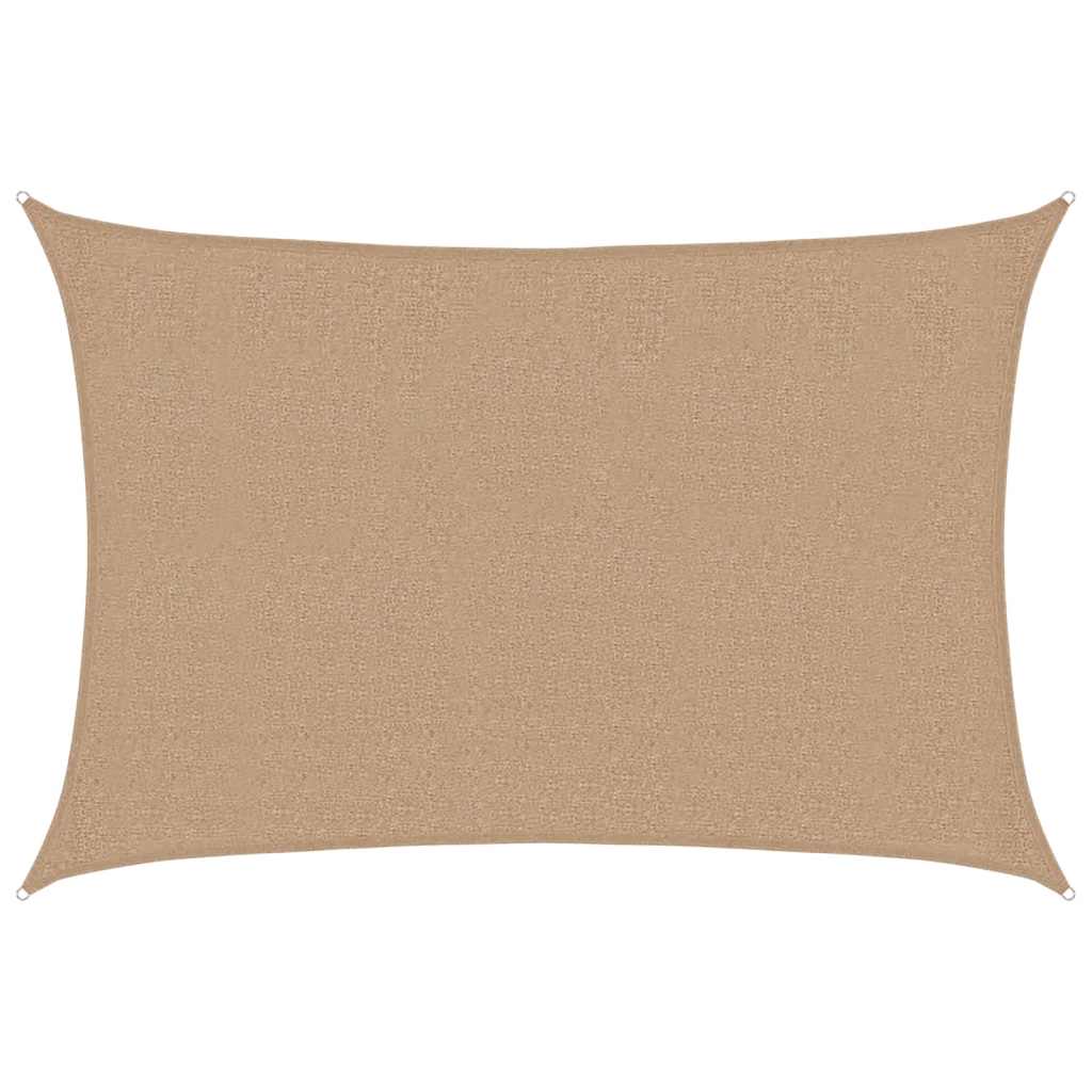 Zonnezeil 160 g/m² 2,5x4 m HDPE taupe is nu te koop bij PeponiXL, paradijselijk wonen!