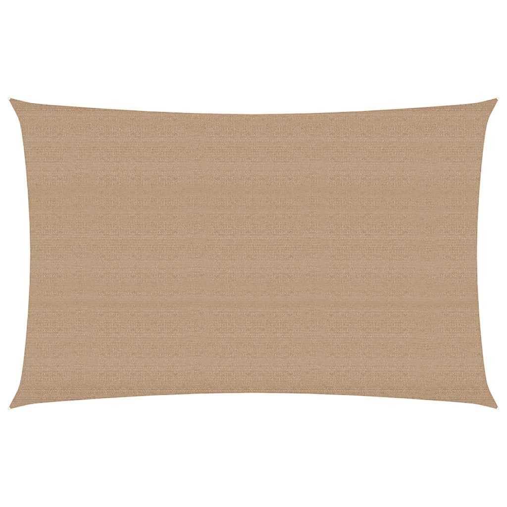 Zonnezeil 160 g/m² 3x5 m HDPE taupe is nu te koop bij PeponiXL, paradijselijk wonen!