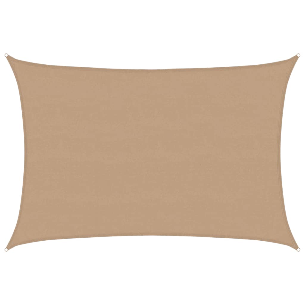 Zonnezeil 160 g/m² 5x6 m HDPE taupe is nu te koop bij PeponiXL, paradijselijk wonen!
