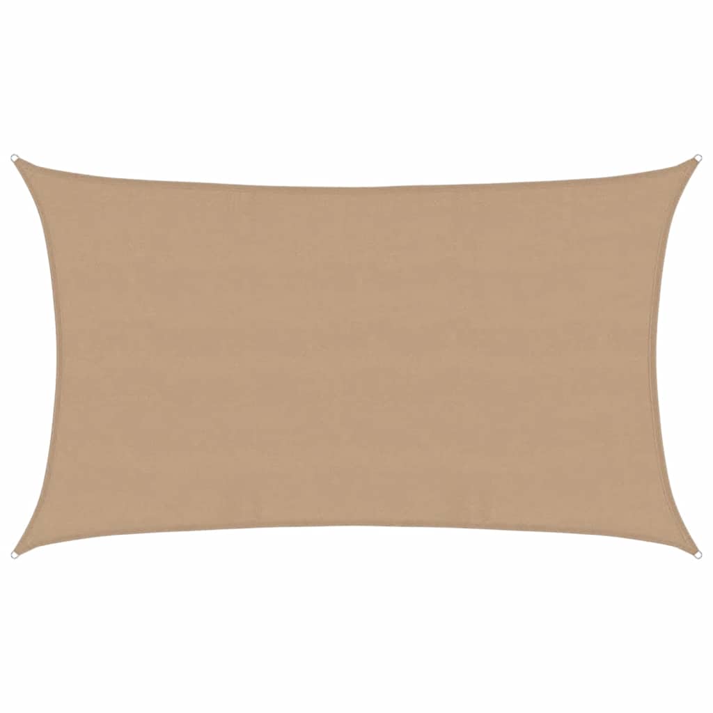 Zonnezeil 160 g/m² 5x8 m HDPE taupe is nu te koop bij PeponiXL, paradijselijk wonen!
