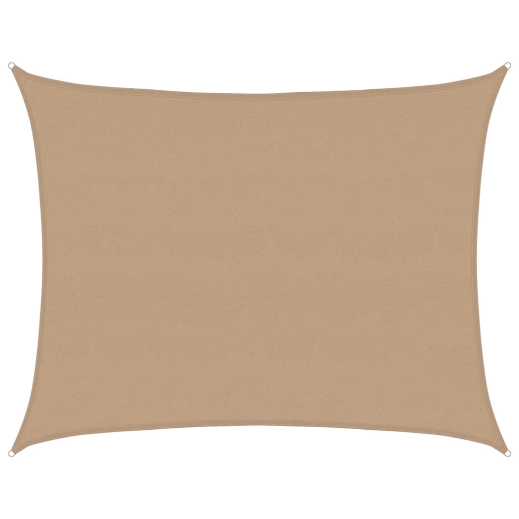 Zonnezeil 160 g/m² 6x8 m HDPE taupe is nu te koop bij PeponiXL, paradijselijk wonen!