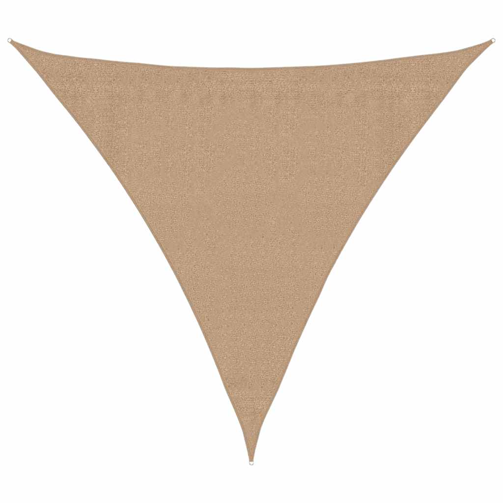 Zonnezeil 160 g/m² 3,6x3,6x3,6 m HDPE taupe is nu te koop bij PeponiXL, paradijselijk wonen!
