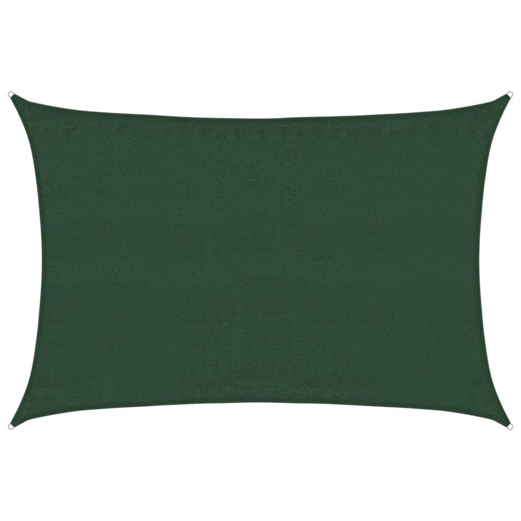 Zonnezeil 160 g/m² 3,5x4,5 m HDPE donkergroen is nu te koop bij PeponiXL, paradijselijk wonen!