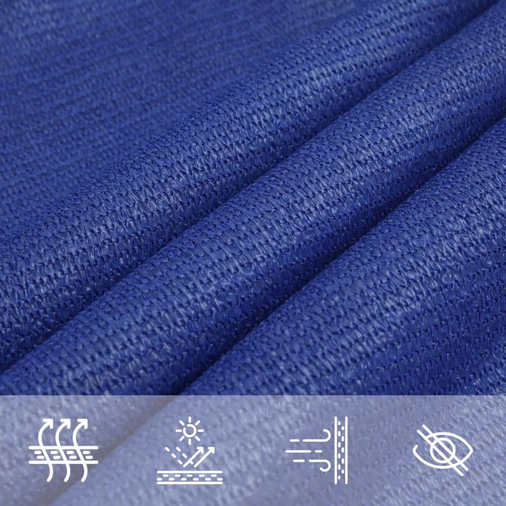 Zonnezeil 160 g/m² 2,5x2,5 m HDPE blauw is nu te koop bij PeponiXL, paradijselijk wonen!