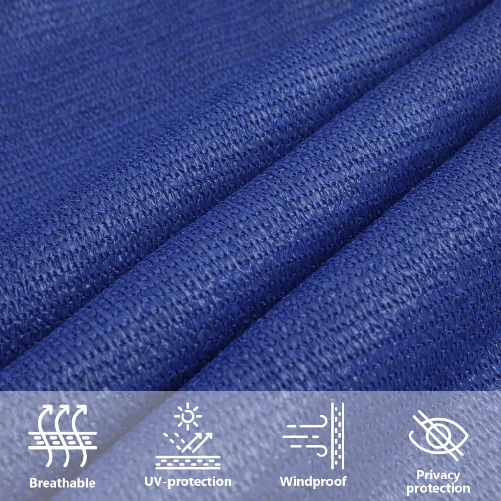 Zonnezeil 160 g/m² vierkant 4x4 m HDPE blauw is nu te koop bij PeponiXL, paradijselijk wonen!
