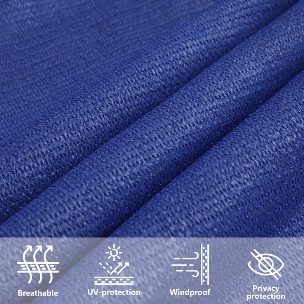 Zonnezeil 160 g/m² 2x3,5 m HDPE blauw is nu te koop bij PeponiXL, paradijselijk wonen!