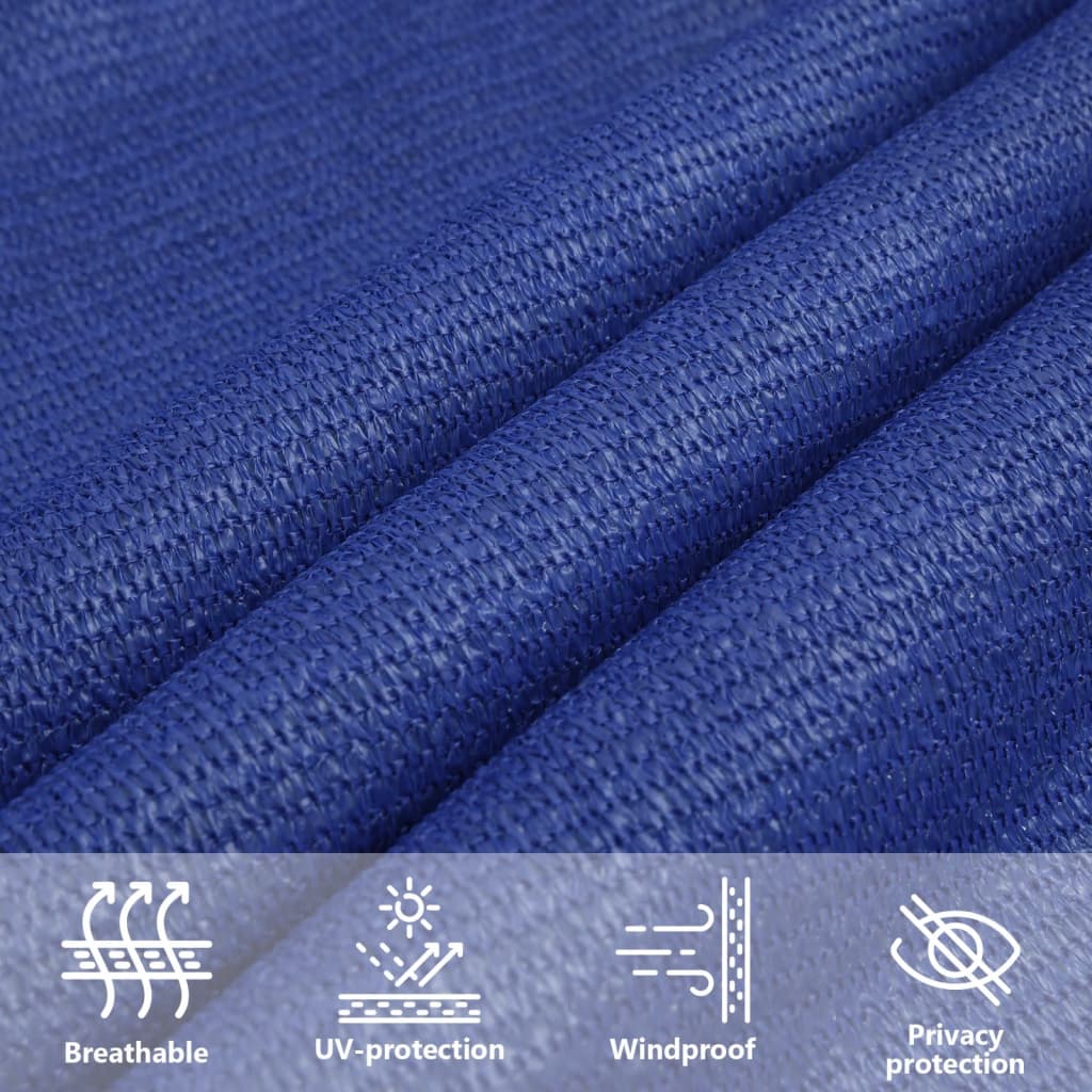 Zonnezeil 160 g/m² 2,5x4,5 m HDPE blauw is nu te koop bij PeponiXL, paradijselijk wonen!