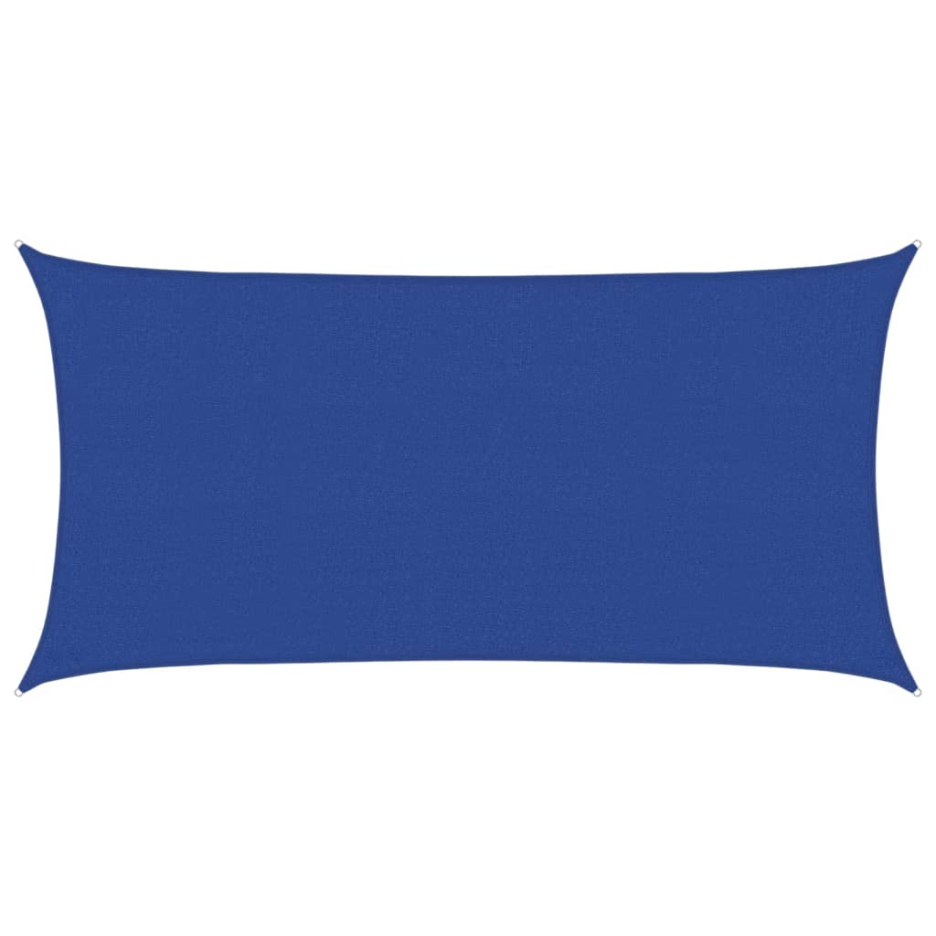 Zonnezeil rechthoekig 160 g/m² 2,5x5 m HDPE blauw is nu te koop bij PeponiXL, paradijselijk wonen!