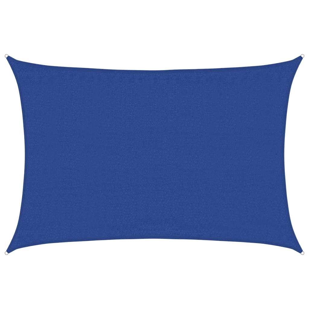 Zonnezeil 160 g/m² rechthoekig 3,5x4,5 m HDPE blauw is nu te koop bij PeponiXL, paradijselijk wonen!