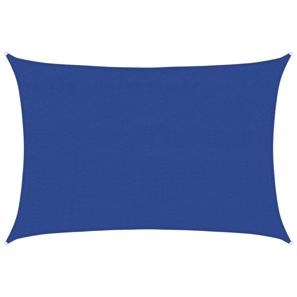 Zonnezeil 160 g/m² rechthoekig 4x6 m HDPE blauw is nu te koop bij PeponiXL, paradijselijk wonen!
