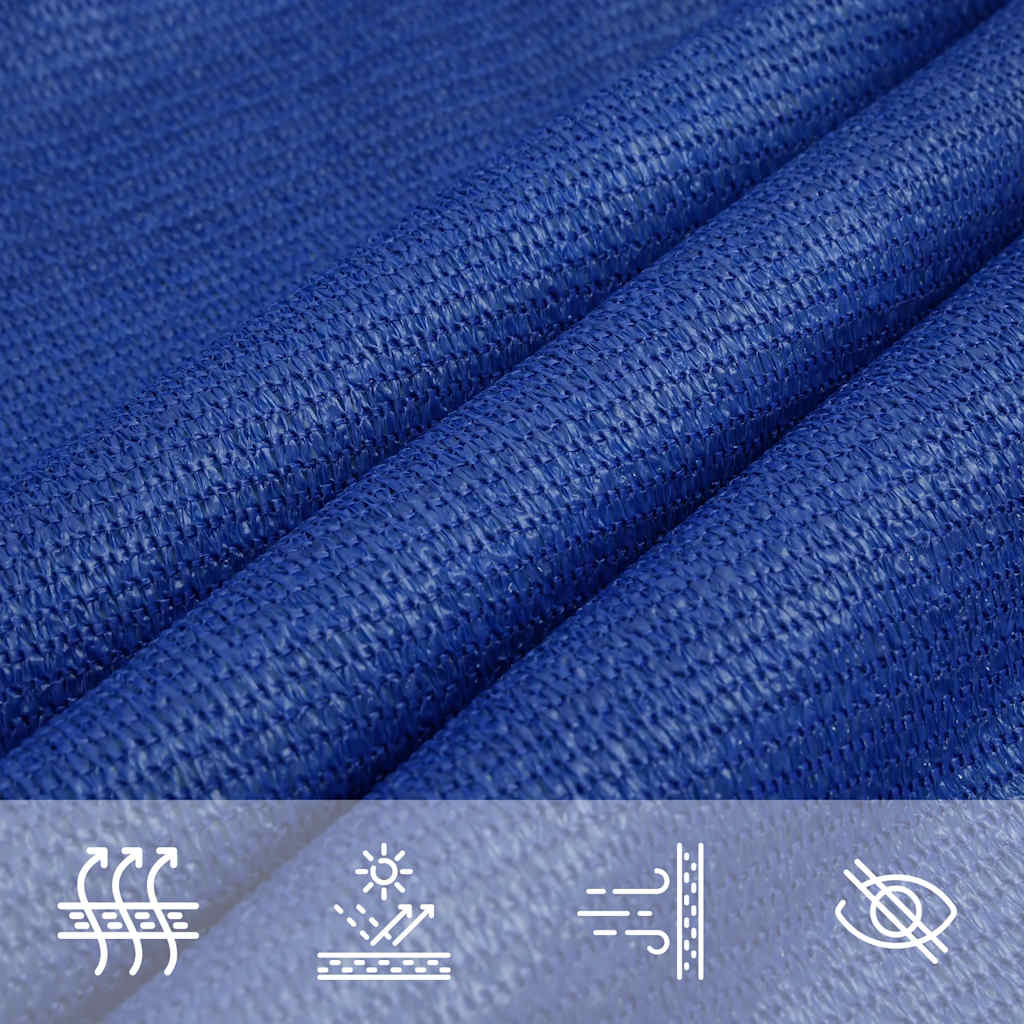 Zonnezeil 160 g/m² rechthoekig 5x7 m HDPE blauw is nu te koop bij PeponiXL, paradijselijk wonen!