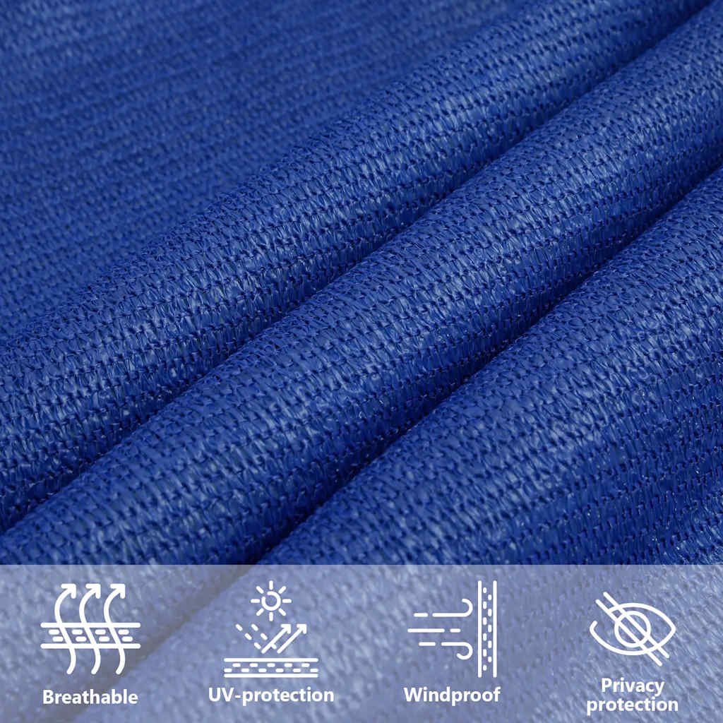 Zonnezeil 160 g/m² rechthoekig 5x8 m HDPE blauw is nu te koop bij PeponiXL, paradijselijk wonen!