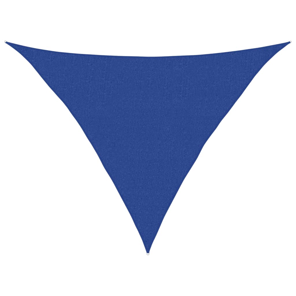 Zonnezeil 160 g/m² 2,5x2,5x3,5 m HDPE blauw is nu te koop bij PeponiXL, paradijselijk wonen!