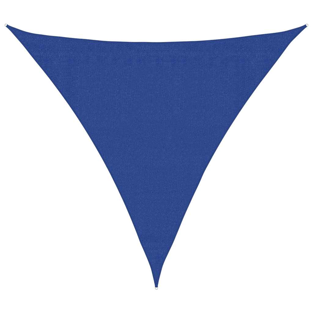 Zonnezeil 160 g/m² driehoekig 3,6x3,6x3,6 m HDPE blauw is nu te koop bij PeponiXL, paradijselijk wonen!