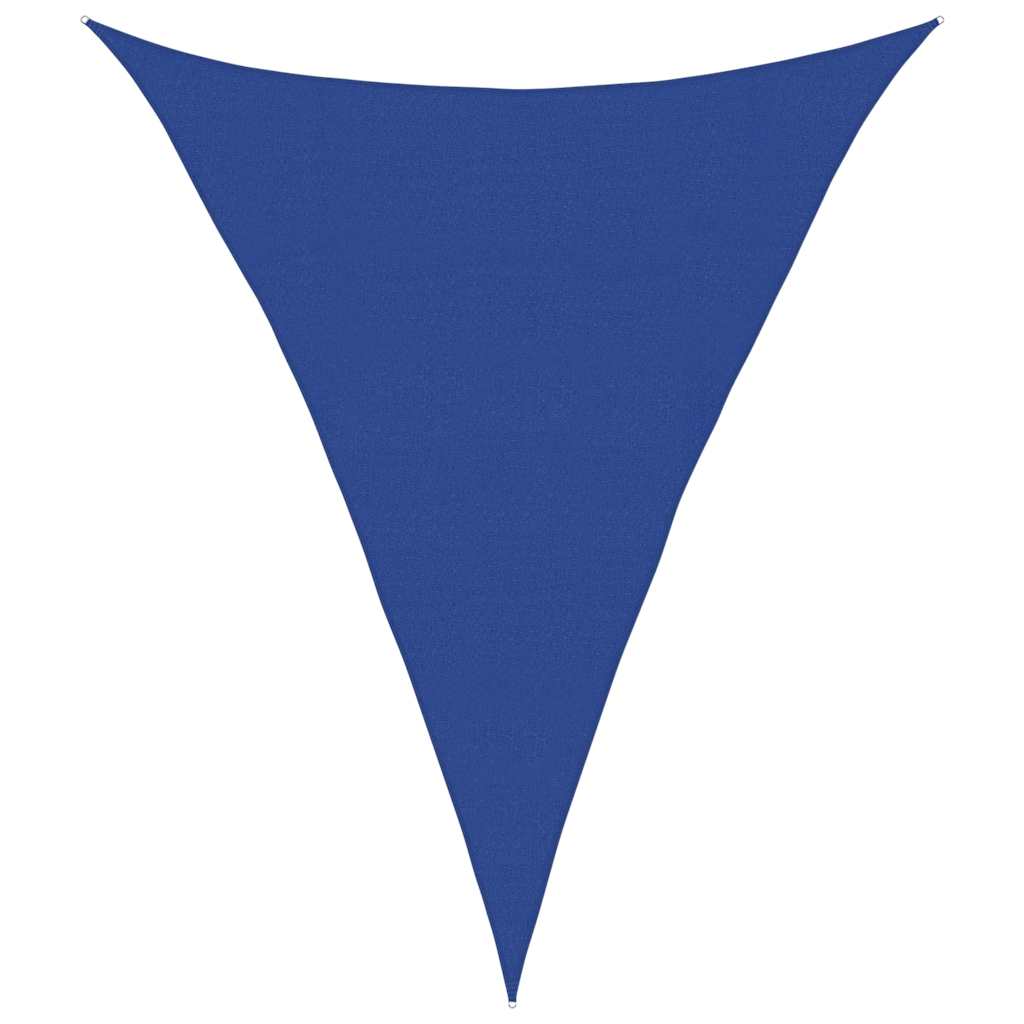 Zonnezeil 160 g/m² driehoekig 4x5x5 m HDPE blauw is nu te koop bij PeponiXL, paradijselijk wonen!