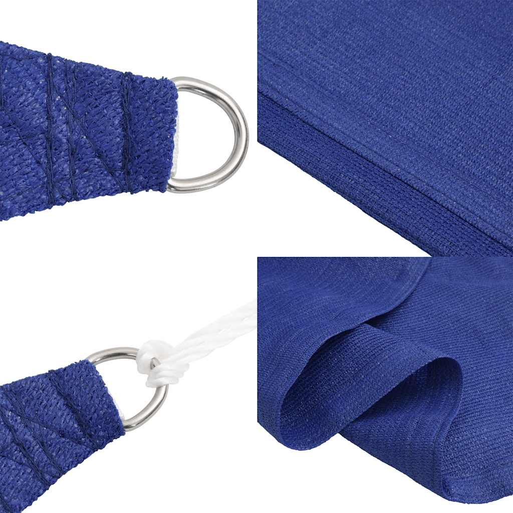 Zonnezeil 160 g/m² driehoekig 5x6x6 m HDPE blauw is nu te koop bij PeponiXL, paradijselijk wonen!