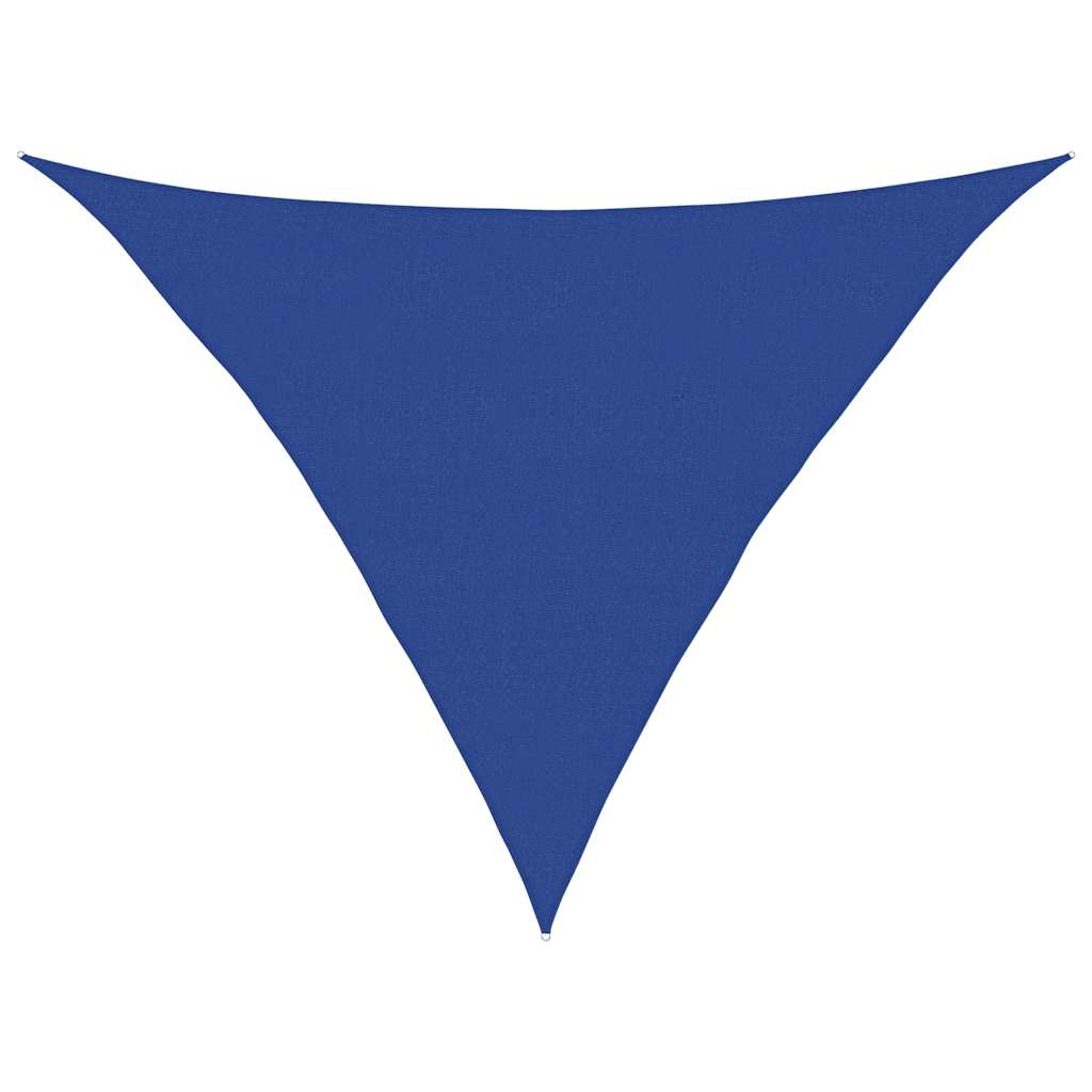 Zonnezeil 160 g/m² driehoekig 5x5x6 m HDPE blauw is nu te koop bij PeponiXL, paradijselijk wonen!