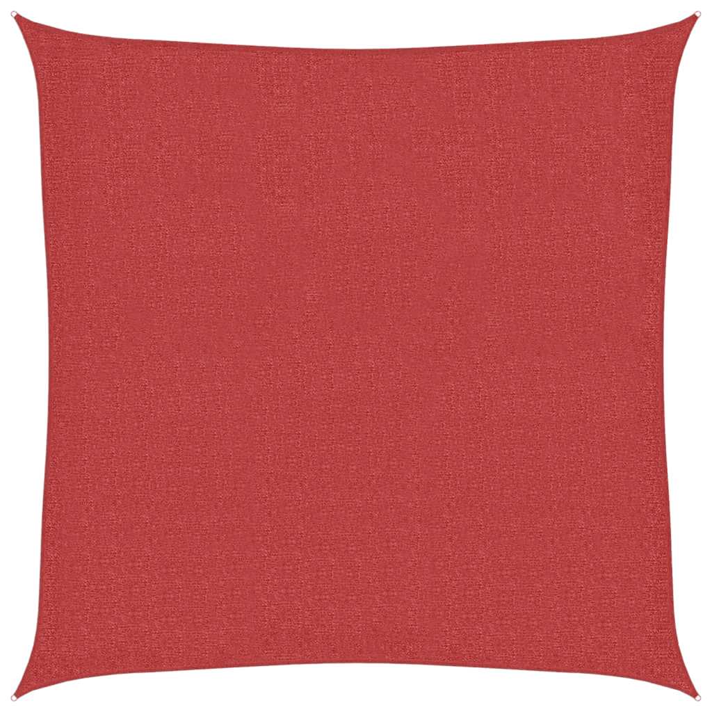 Zonnezeil 160 g/m² 3x3 m HDPE rood is nu te koop bij PeponiXL, paradijselijk wonen!