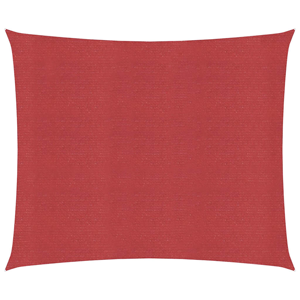 Zonnezeil 160 g/m² 6x6 m HDPE rood is nu te koop bij PeponiXL, paradijselijk wonen!