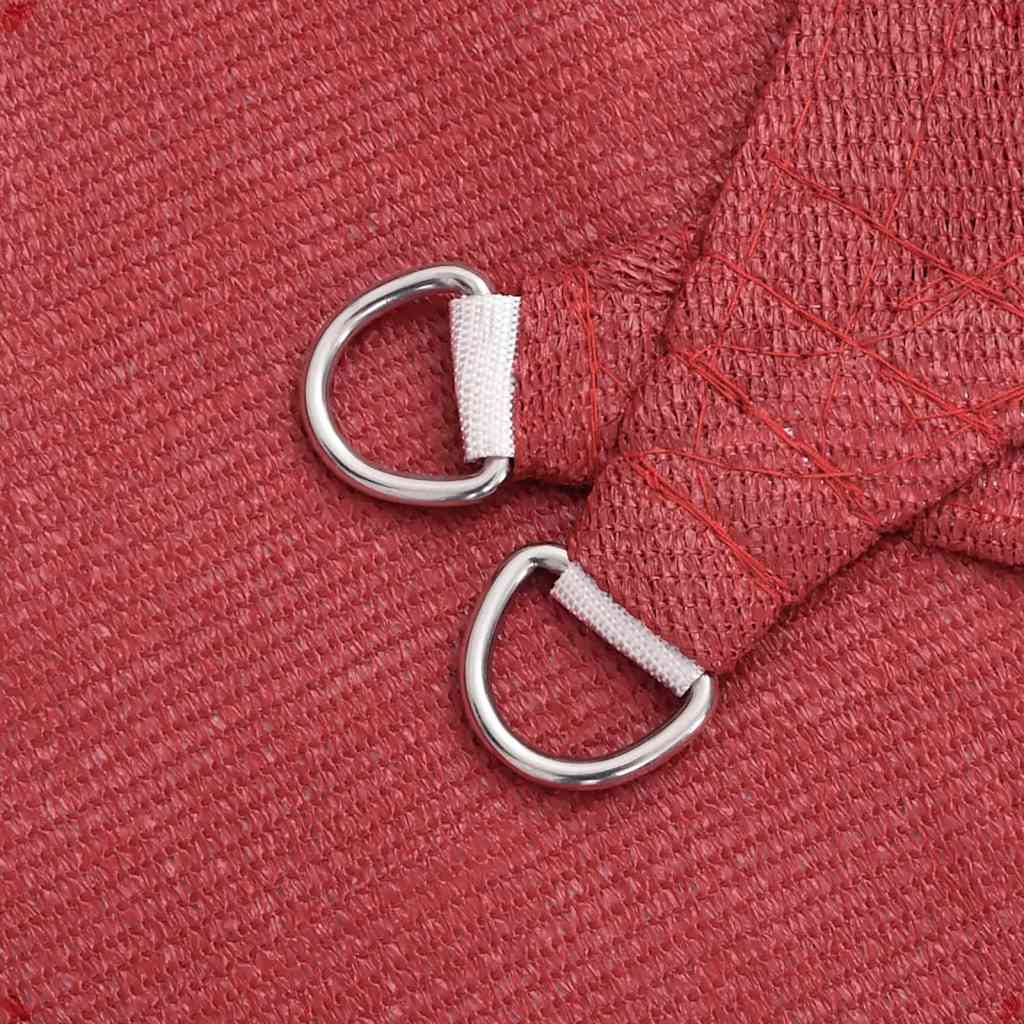 Zonnezeil 160 g/m² 6x6 m HDPE rood is nu te koop bij PeponiXL, paradijselijk wonen!