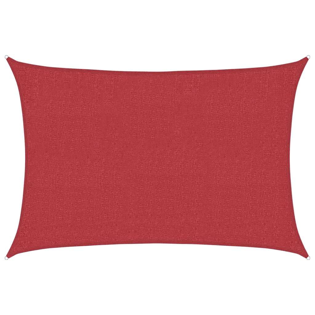 Zonnezeil 160 g/m² 2x2,5 m HDPE rood is nu te koop bij PeponiXL, paradijselijk wonen!