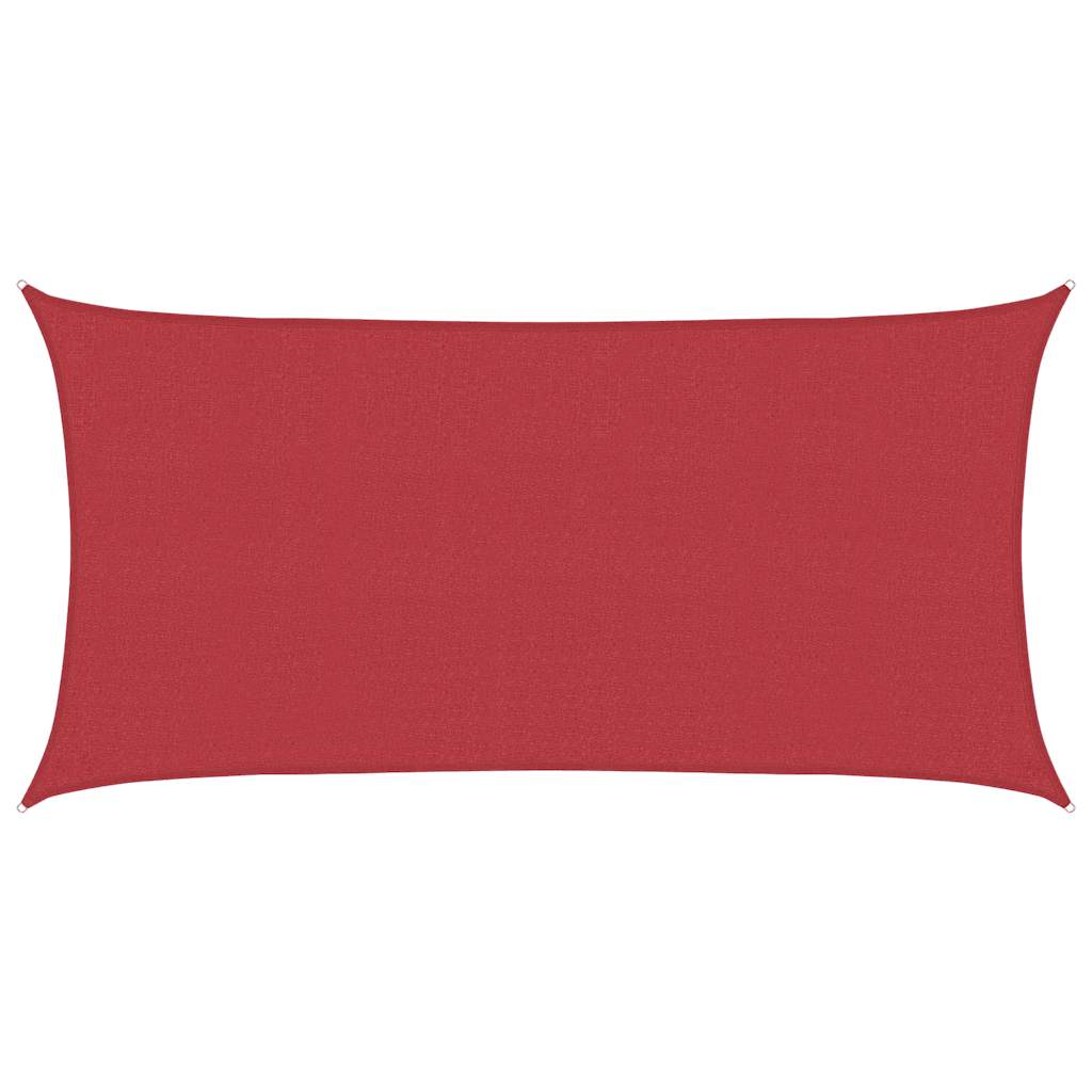 Zonnezeil 160 g/m² 2x3,5 m HDPE rood is nu te koop bij PeponiXL, paradijselijk wonen!