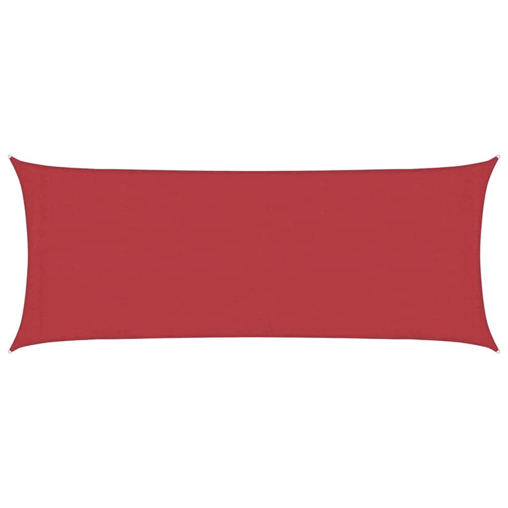 Zonnezeil 160 g/m² 2x5 m HDPE rood is nu te koop bij PeponiXL, paradijselijk wonen!