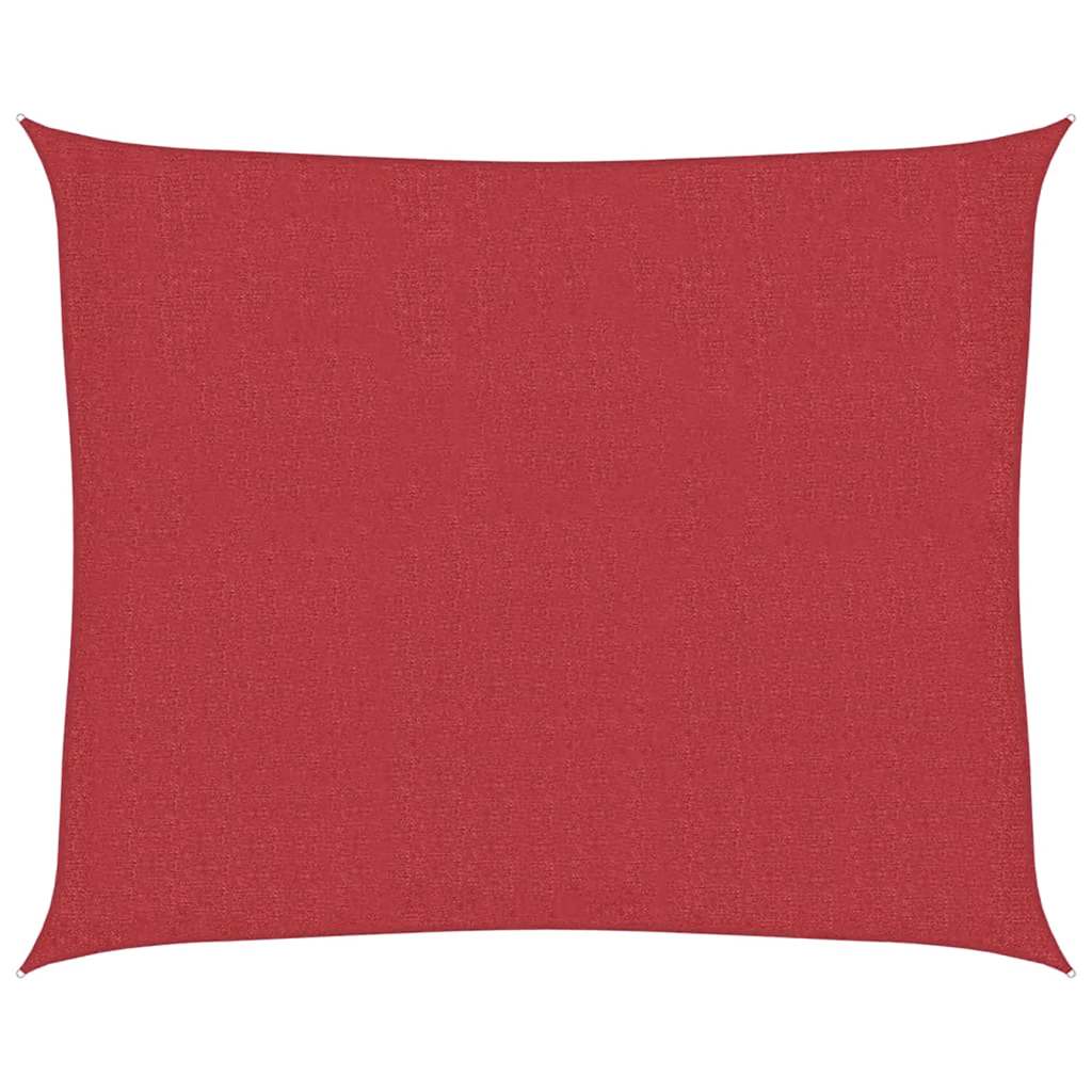 Zonnezeil 160 g/m² 2,5x3 m HDPE rood is nu te koop bij PeponiXL, paradijselijk wonen!